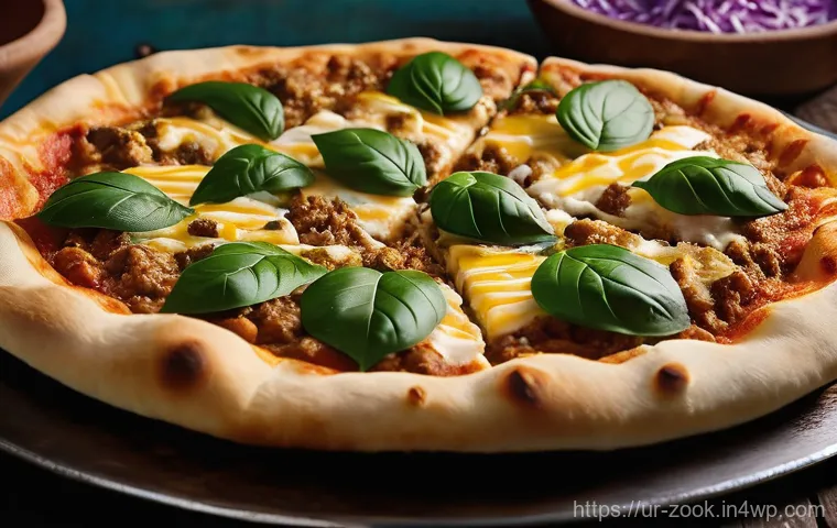 로컬푸드 재료로 만드는 DIY 피자 - **A warm, inviting kitchen scene showcasing a family making pizza together, emphasizing the use of f...